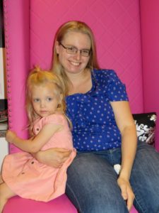 Jessica and her daughter Cora needed some pampering. Kora’s daddy has kidney cancer.